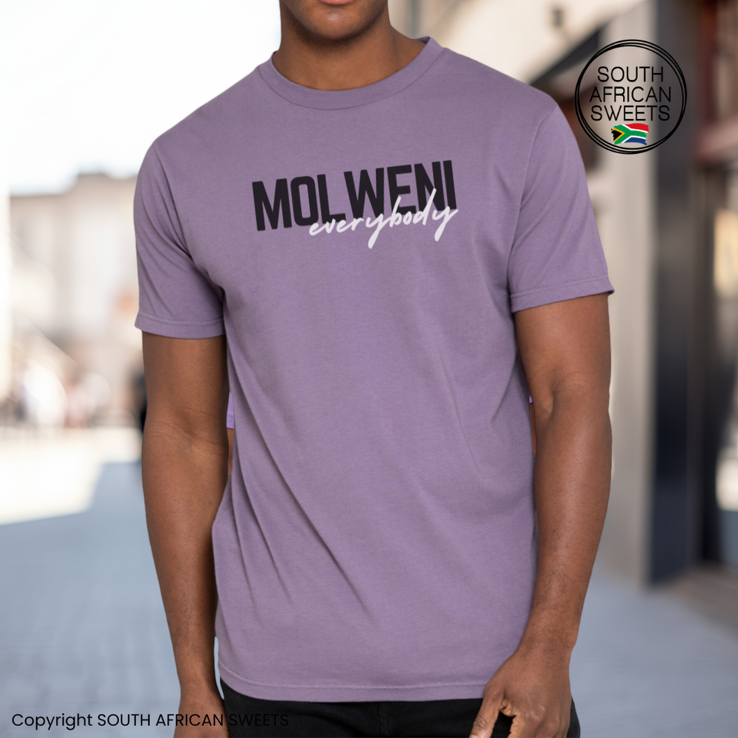 T-SHIRT Lavender (Xhosa - Molweni Everbody)