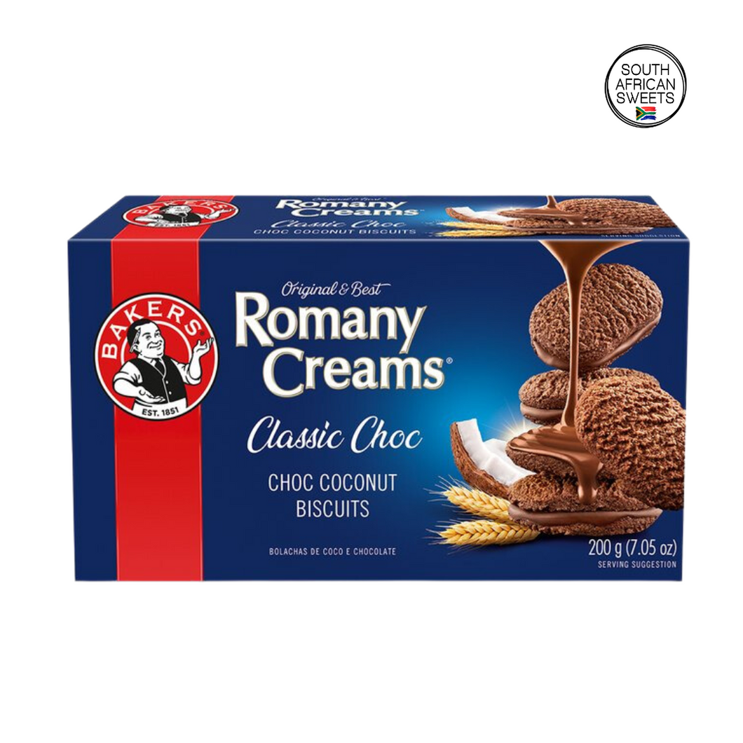 BAKERS Romany Creams Classic Choc Biscuit 200g