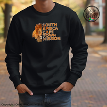 Load image into Gallery viewer, SWEATSHIRT South Africa Cape Town Mission (Black - Lion)
