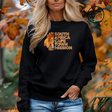 Load image into Gallery viewer, SWEATSHIRT South Africa Cape Town Mission (Black - Lion)
