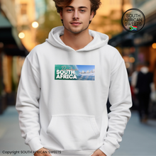 Load image into Gallery viewer, HOODIE White (South Africa Durban Waves)
