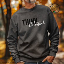 Load image into Gallery viewer, SWEATSHIRT Dark Heather Gray (Think Celestial)
