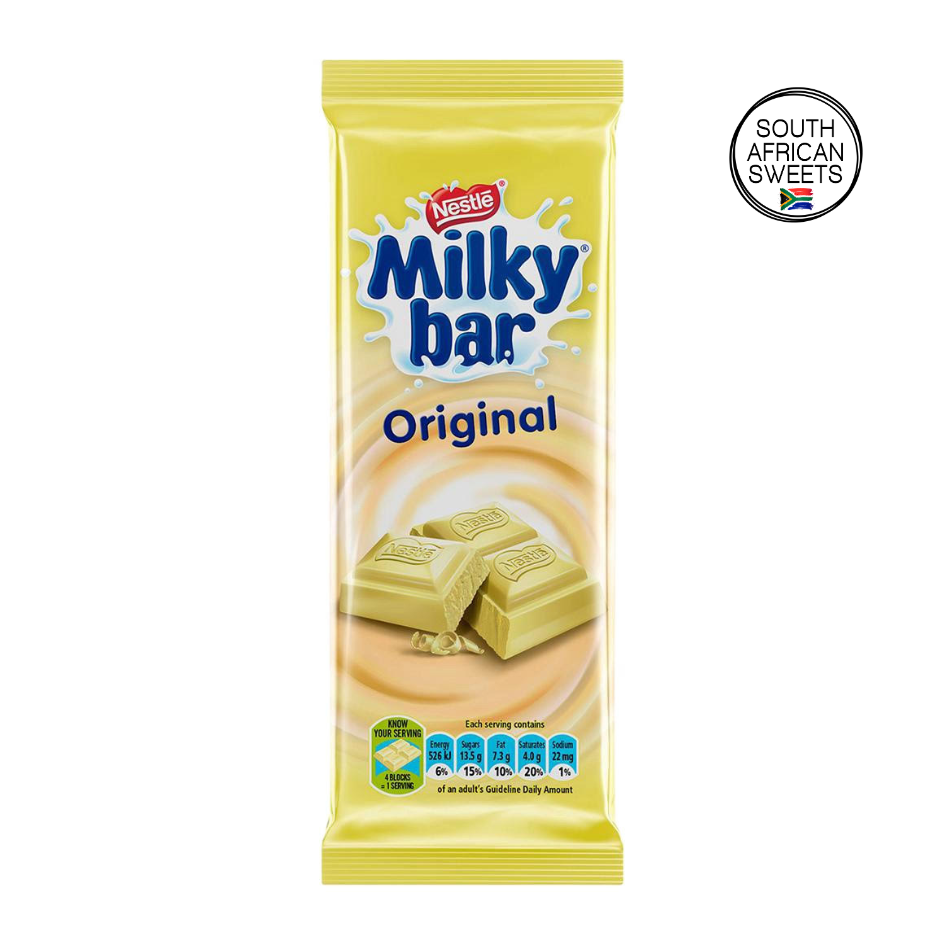 NESTLE Milky Bar White Chocolate Slab 80g