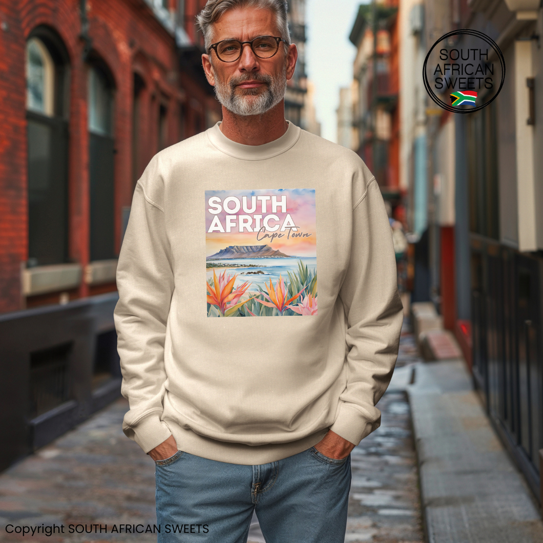 South Africa CAPE TOWN SWEATSHIRT - BEIGE