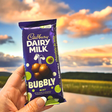 Load image into Gallery viewer, CADBURY Bubbly MINT Slab 87g
