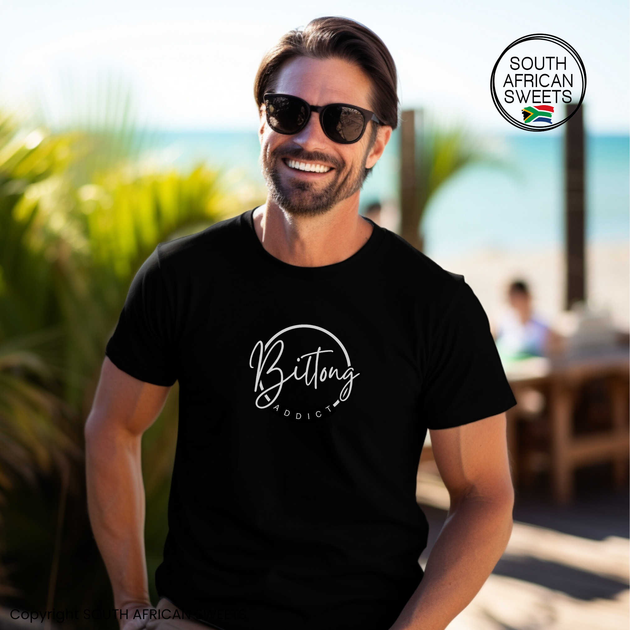 T-SHIRT Biltong Addict Circle