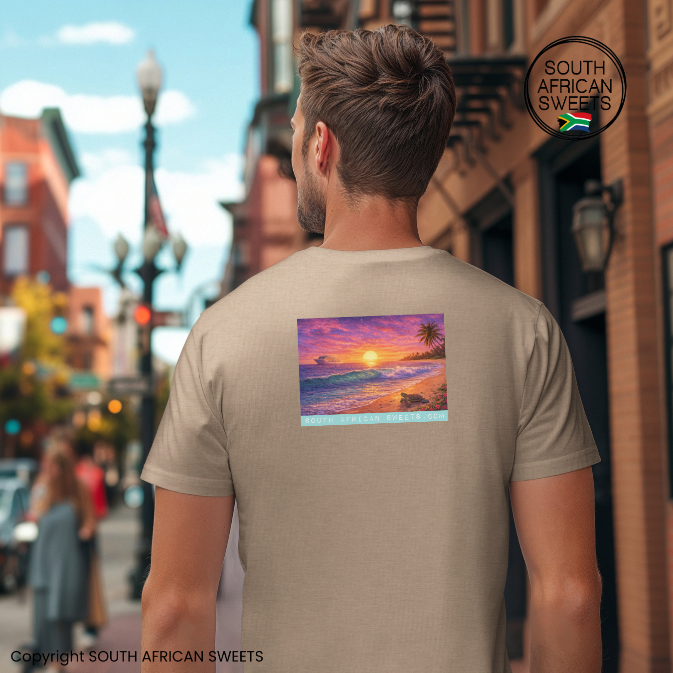 T-SHIRT Beach Turtle Cruise Hawaii South Africa