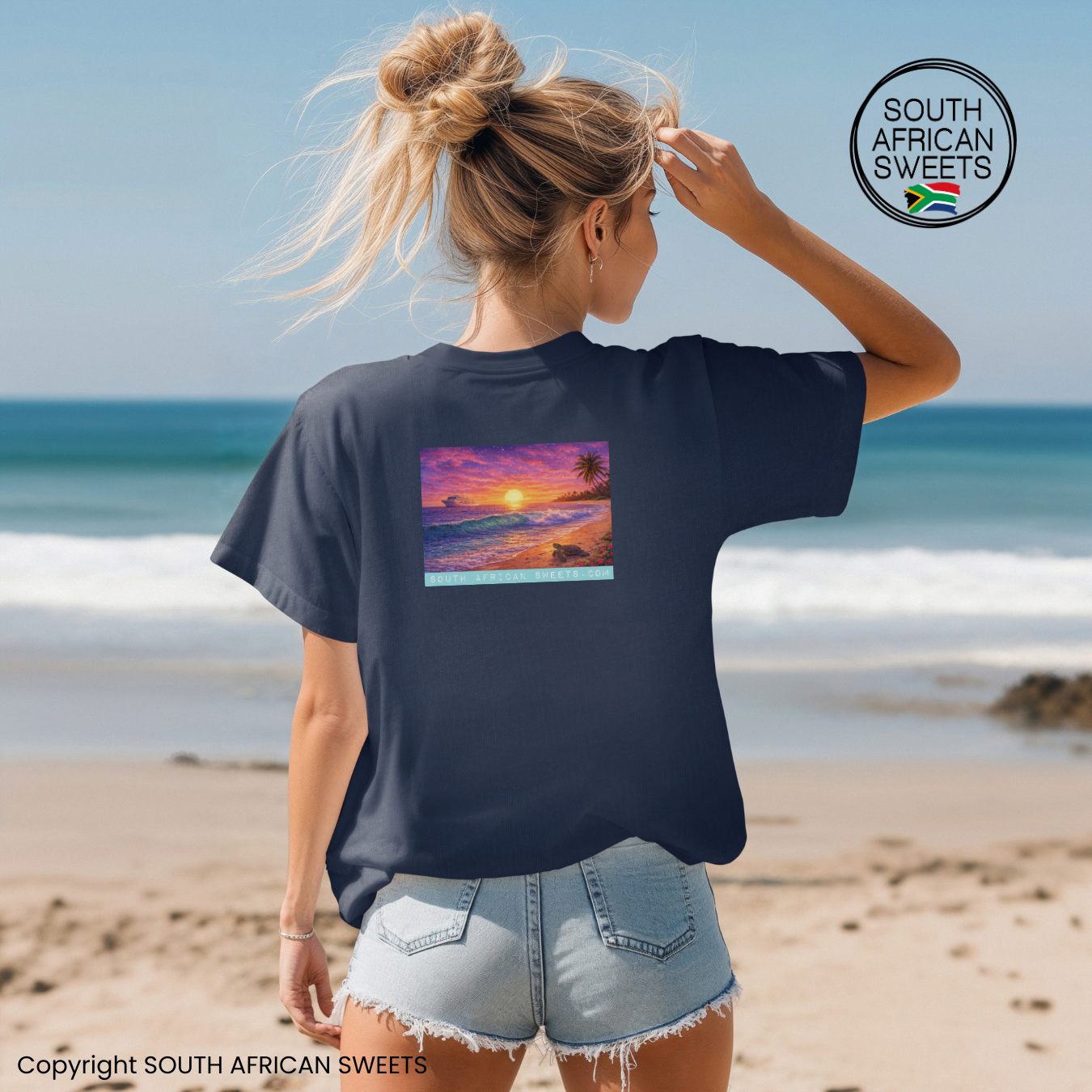 T-SHIRT Beach Turtle Cruise Hawaii South Africa