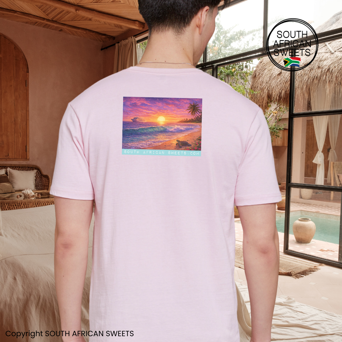 T-SHIRT Beach Turtle Cruise Hawaii South Africa