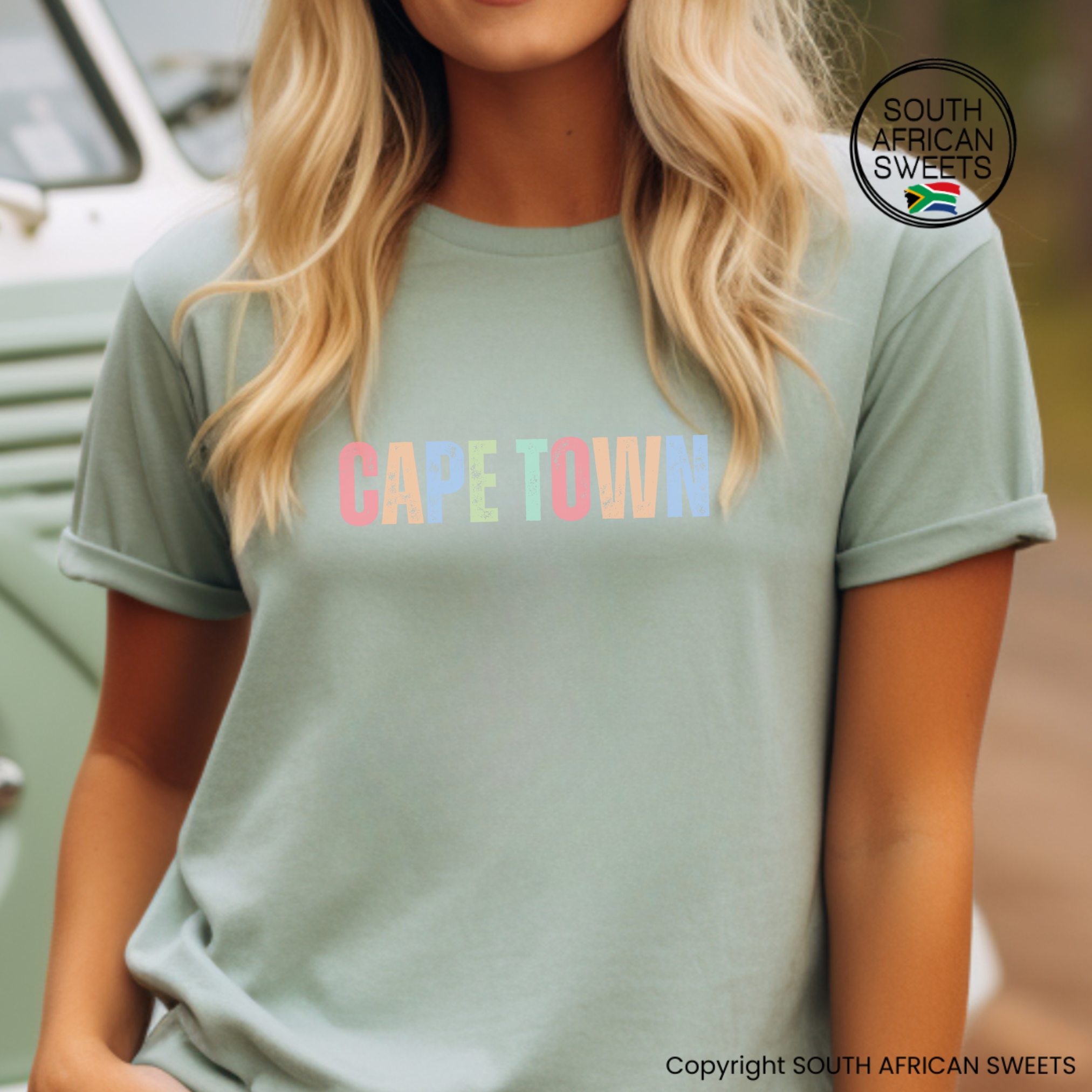 T-SHIRT Cape Town (Pastel Colors)