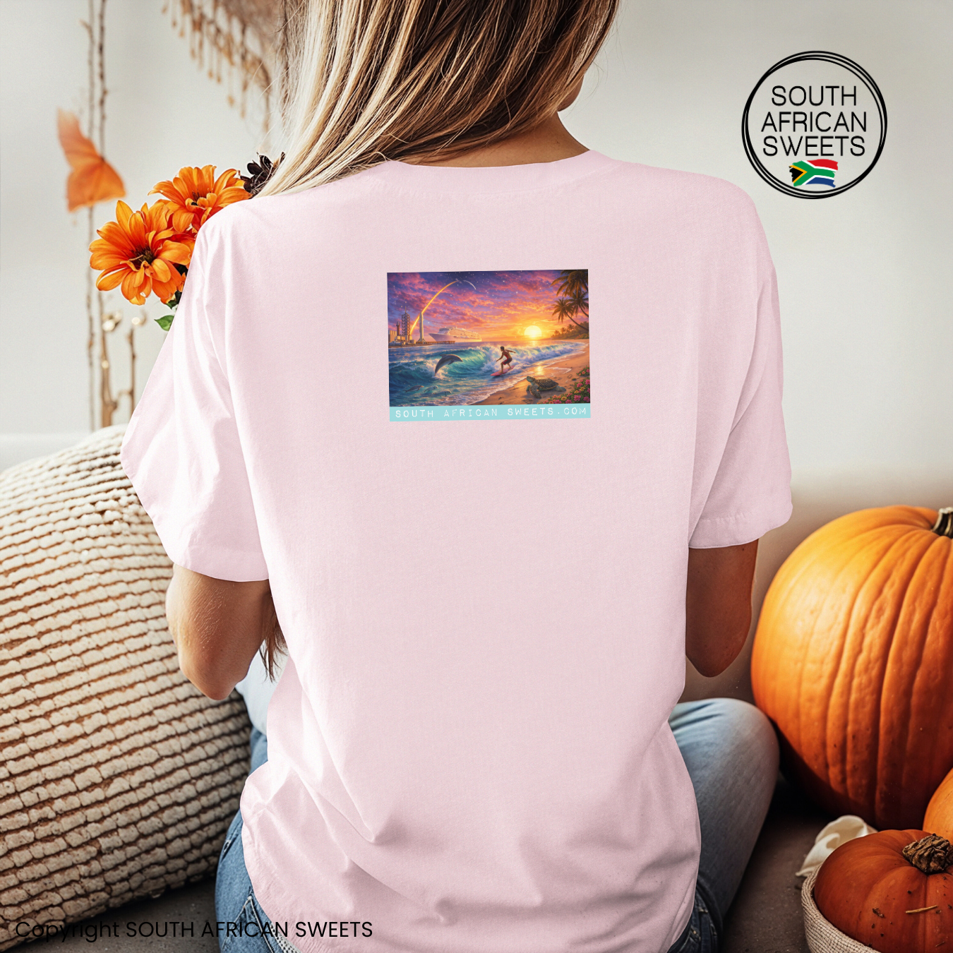 T-SHIRT Florida Rocket Launch Cruise Turtle Surfer