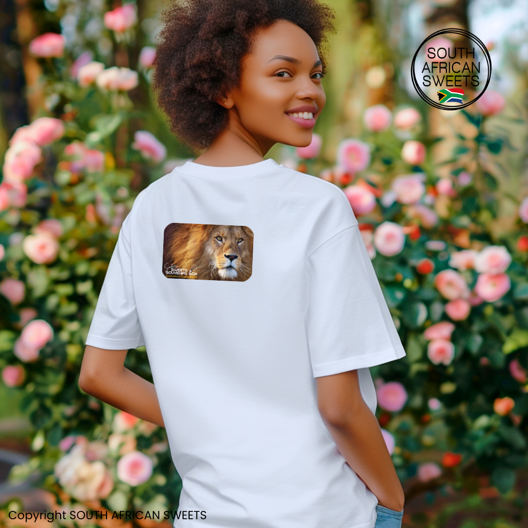 T-SHIRT Lion South African Sweets and Souvenirs Box
