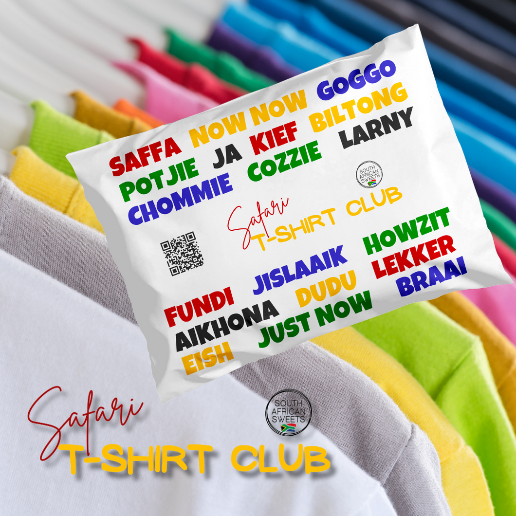 COMING SOON! The Safari T-Shirt Club Monthly Subscription