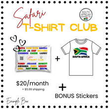 Load image into Gallery viewer, COMING SOON! The Safari T-Shirt Club Monthly Subscription
