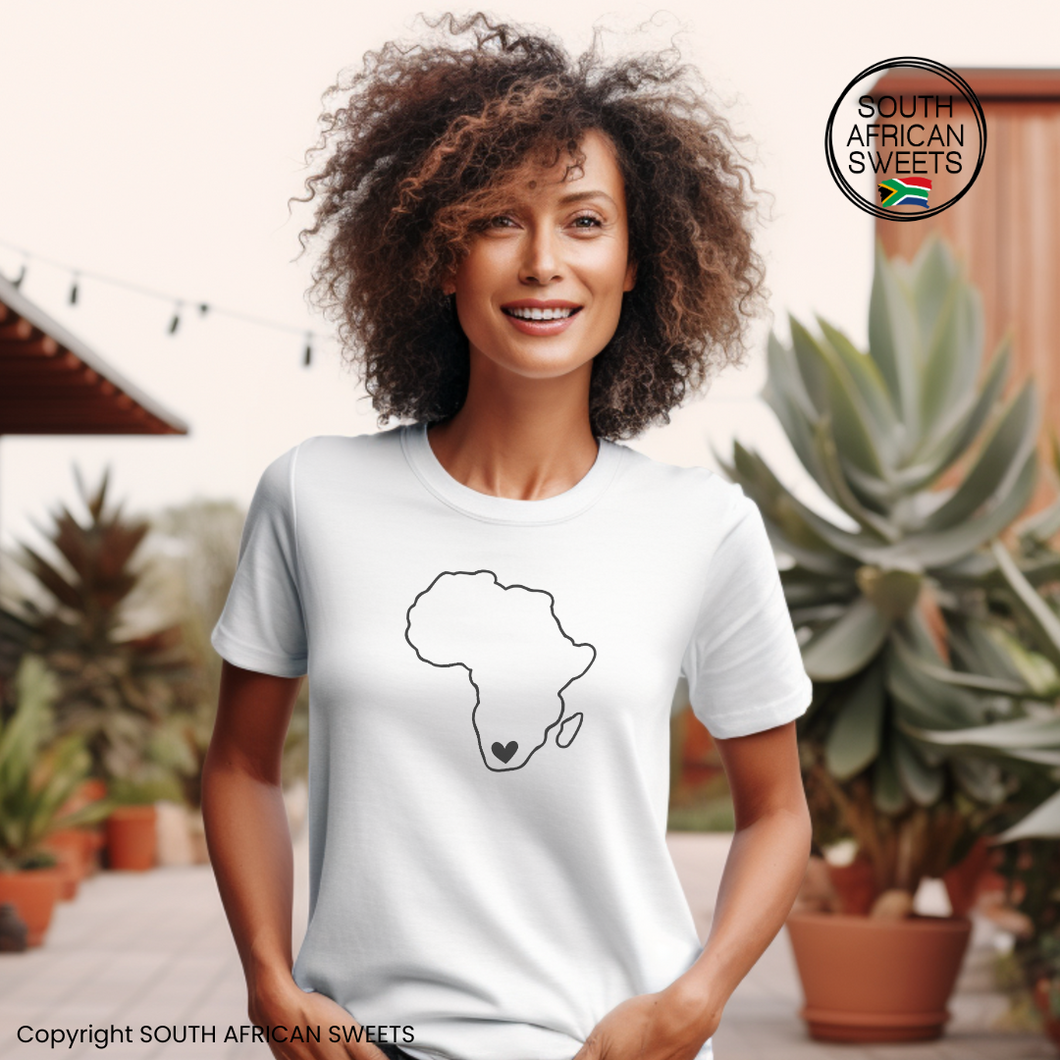 T-SHIRT White (Africa Heart)