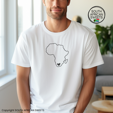 Load image into Gallery viewer, T-SHIRT White (Africa Heart)
