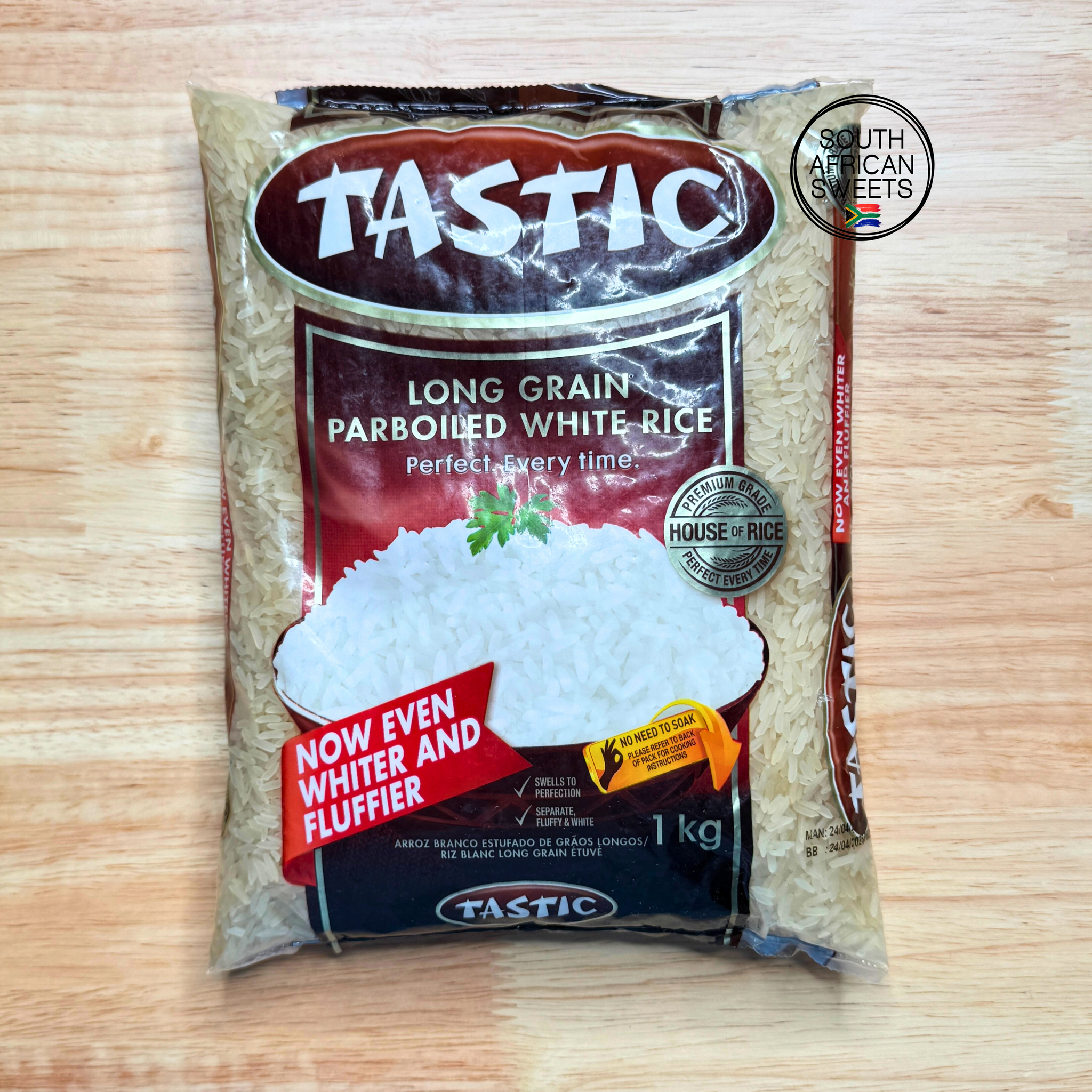 TASTIC Long Grain Parboiled White Rice 1kg