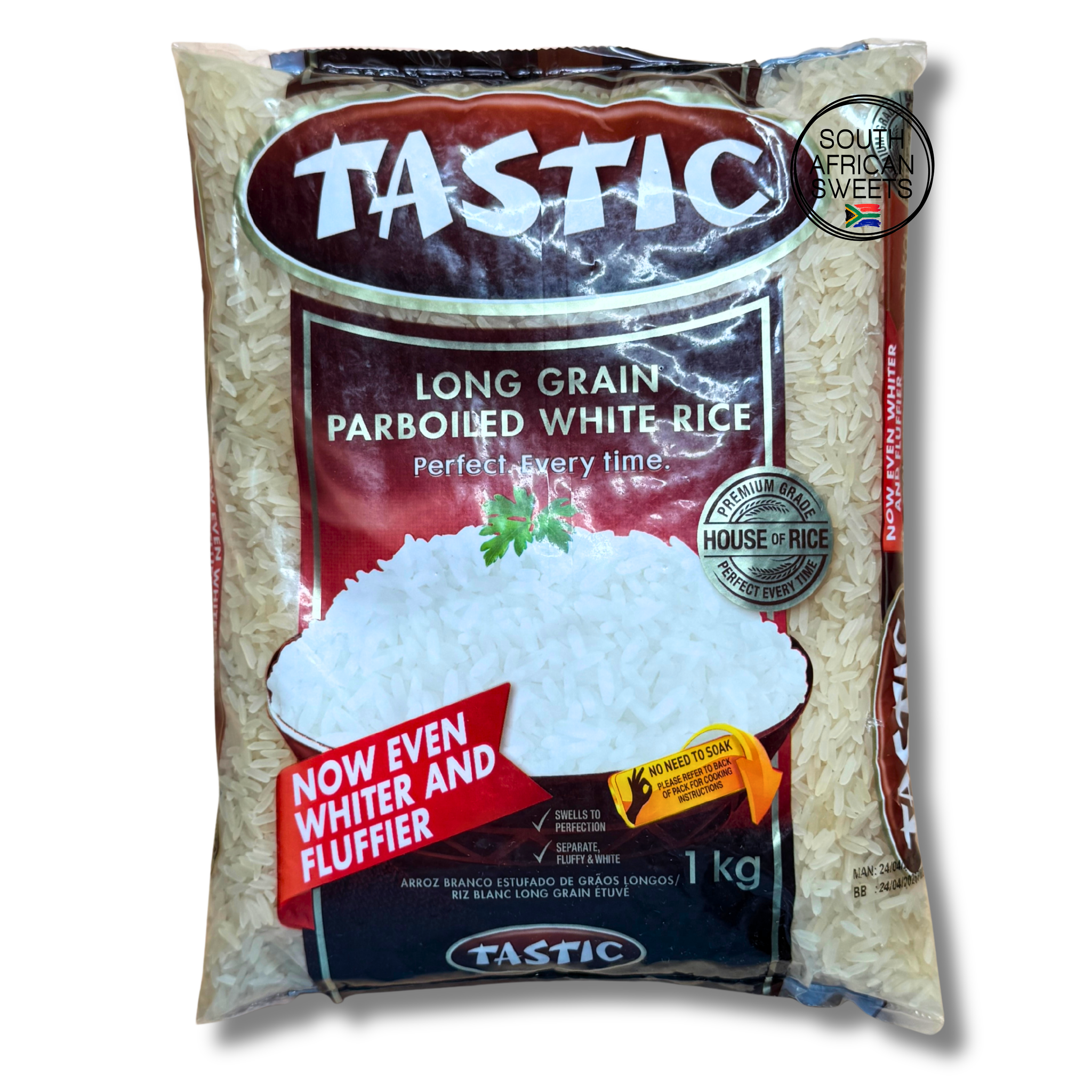 TASTIC Long Grain Parboiled White Rice 1kg