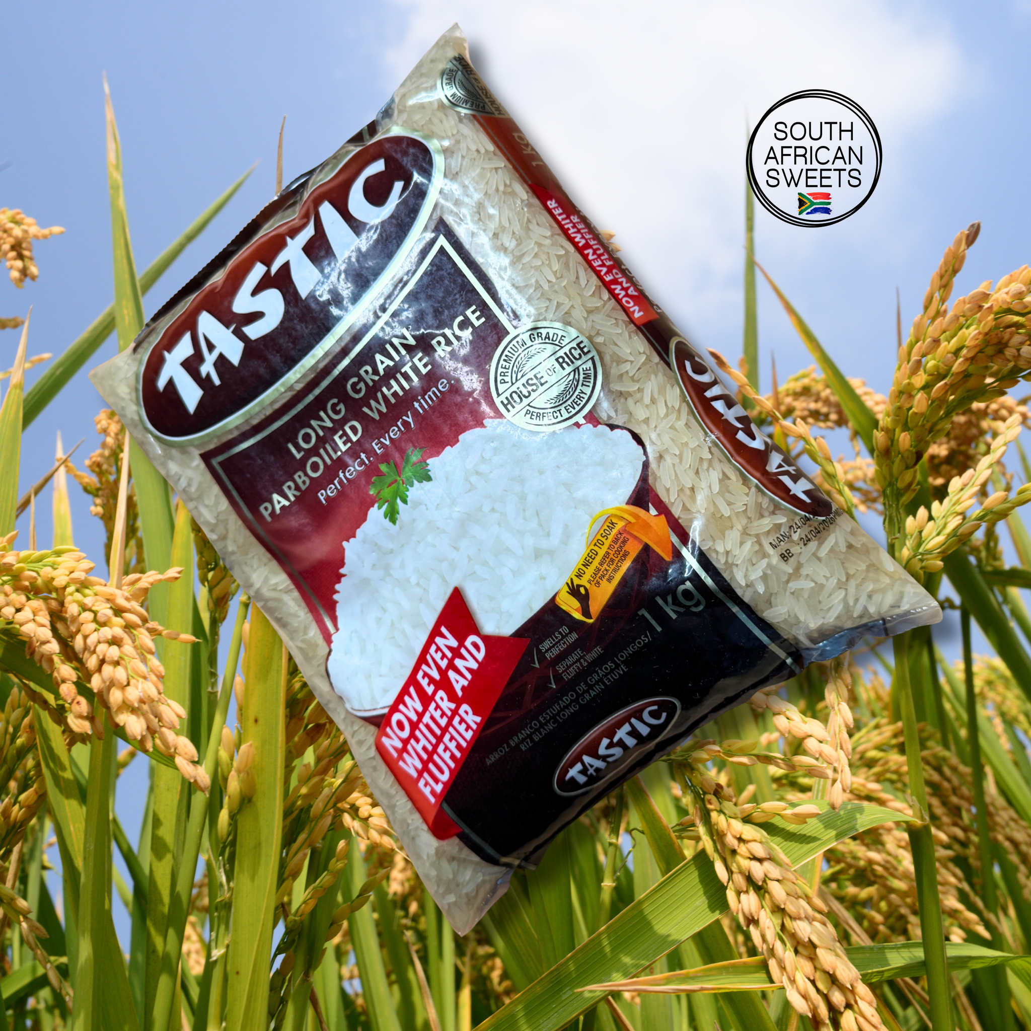 TASTIC Long Grain Parboiled White Rice 1kg