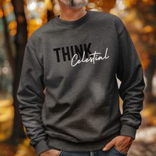 Load image into Gallery viewer, Think Celestial SWEATSHIRT (Dark Heather Gray)
